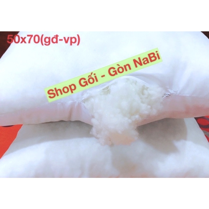 Gối gòn bi cho người nằm cao có dây kéo