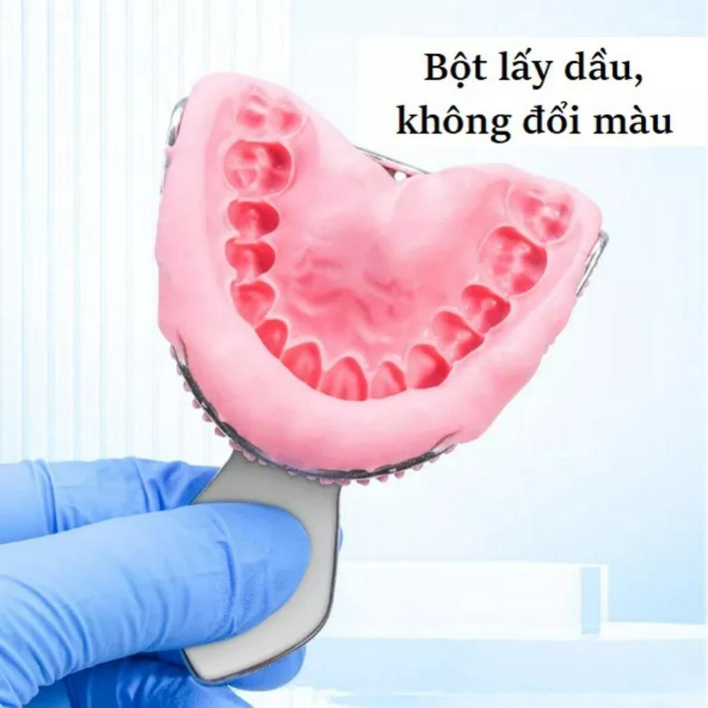 Bột lấy dấu nha khoa không đổi màu vị bạc hà Labdentashop sản phẩm dành cho KTV Labo và nha khoa.