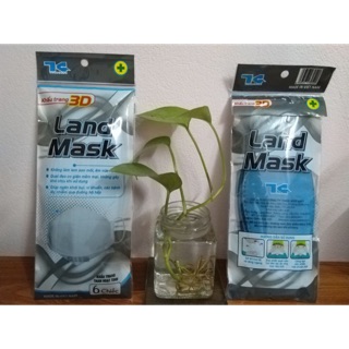 KHẨU TRANG Y TẾ 3D LAND MASK (1 TÚI 6 CÁI)