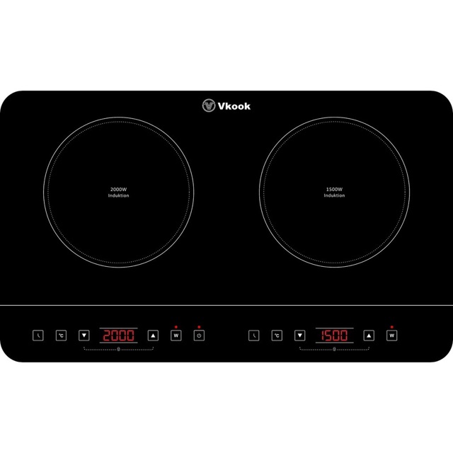 BẾP TỪ ĐÔI ĐẶT DƯƠNG VKOOK BVK-3506 Eco.PP - Phiên bản Ultra-Slim