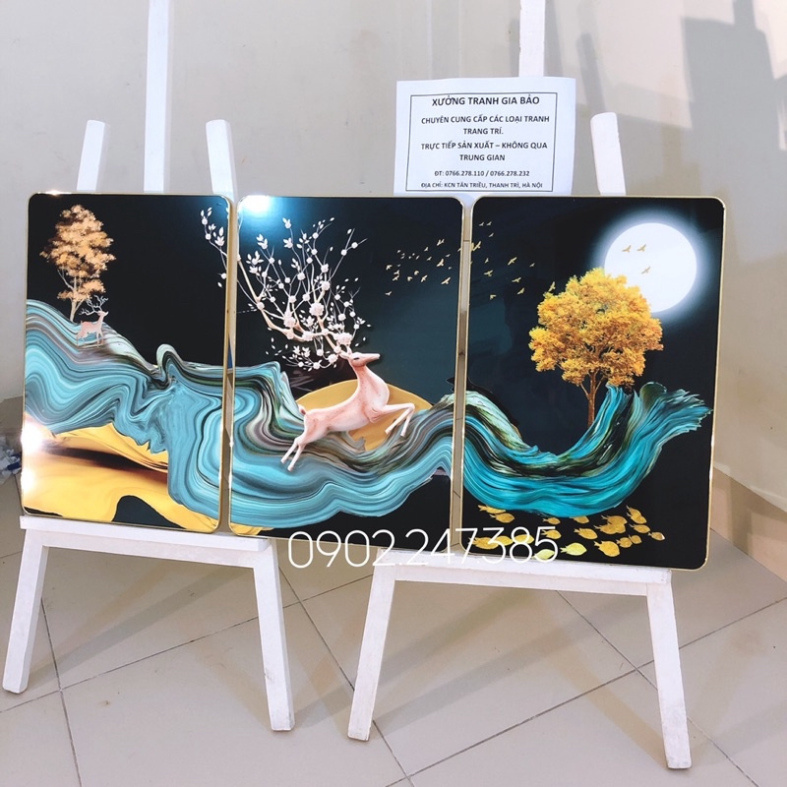 Tranh Treo Tường TRÁNG GƯƠNG cao cấp,  Gỗ HDF Nguyên tấm Dầy 12ly, xưởng SX trực tiếp không qua trung gian | BigBuy360 - bigbuy360.vn