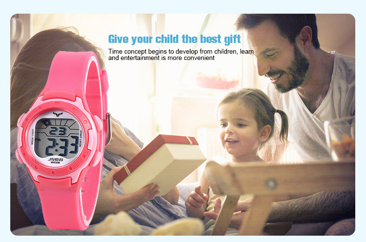 JNEW Đồng hồ trẻ em nam đồng hồ điện tử đơn giản đa chức năng đồng hồ điện tử trẻ em đầy màu sắc đồng hồ điện tử thể thao không thấm nước | BigBuy360 - bigbuy360.vn