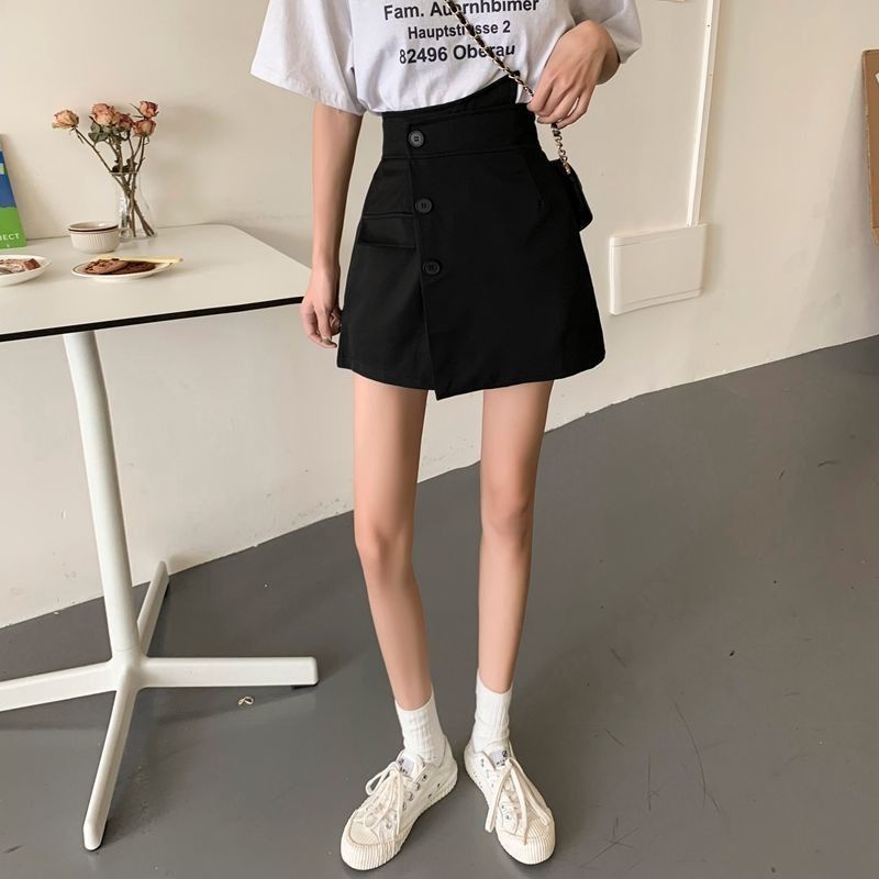 Quần Short Lưng Cao Ống Rộng Thời Trang Cá Tính Trẻ Trung