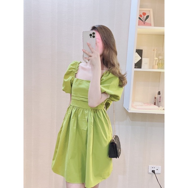 VÁY BABYDOLL DẬP LI TAY BỒNG🍏