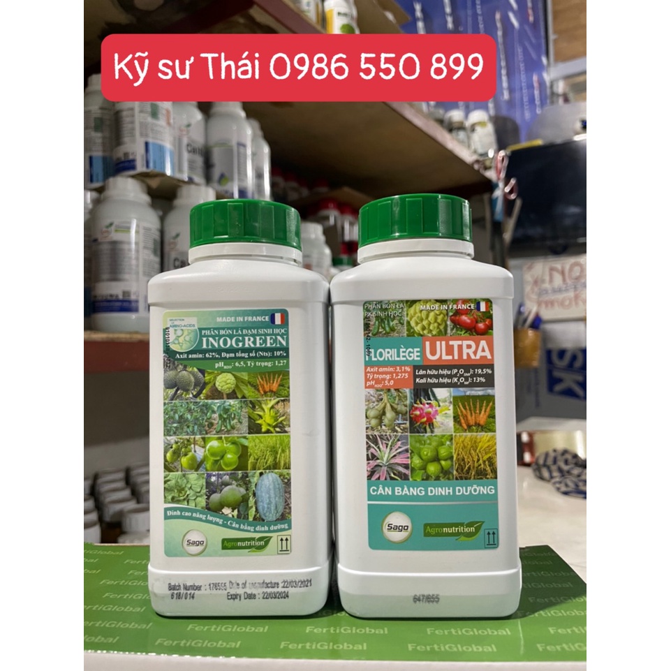 Phân Bón Lá Sinh Học FLORILEGE ULTRA LÂN KALI HỮU HIỆU Nhập Nguyên Chai Từ Pháp