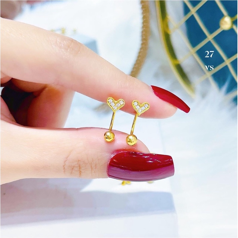 Bông tai ren trai 10_gold