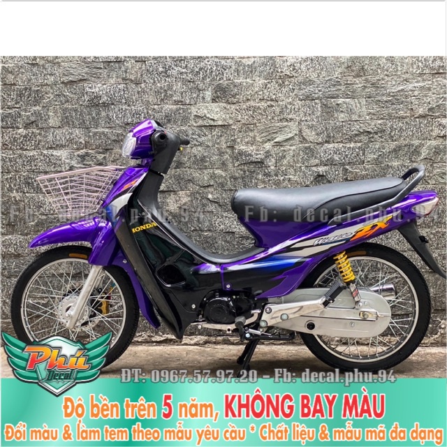 Tem rời Wave Nhỏ Zx Tím -1