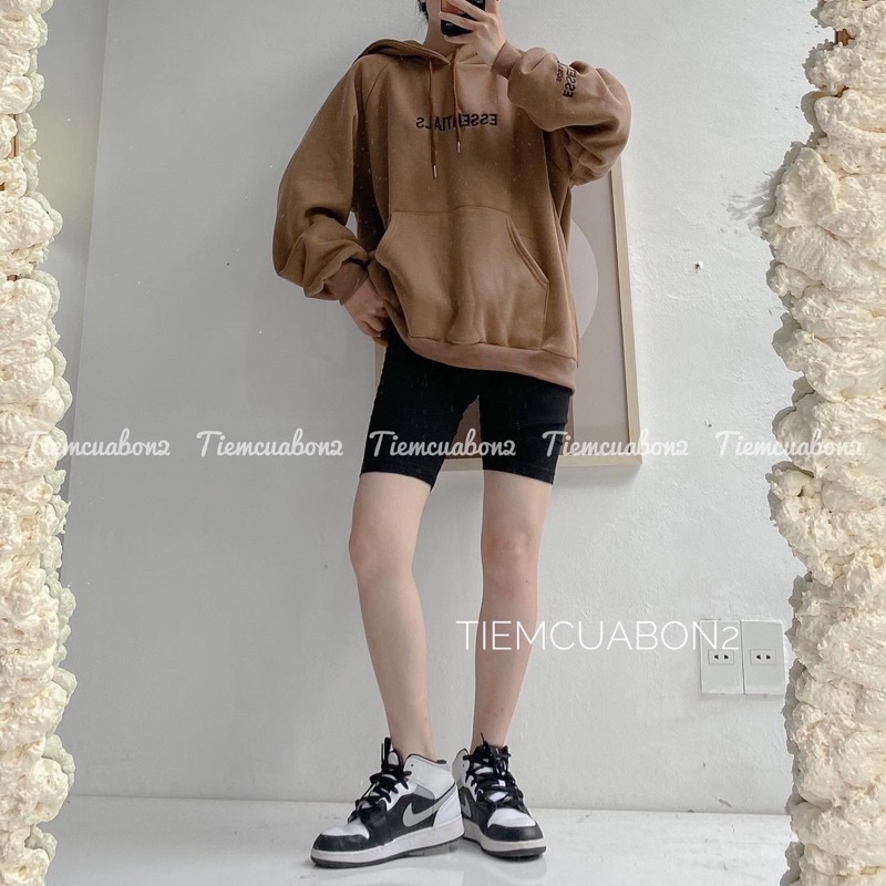 Hoodie essentials bảng màu nhiều chất dày dặn cả nam và nữ mặc được | BigBuy360 - bigbuy360.vn