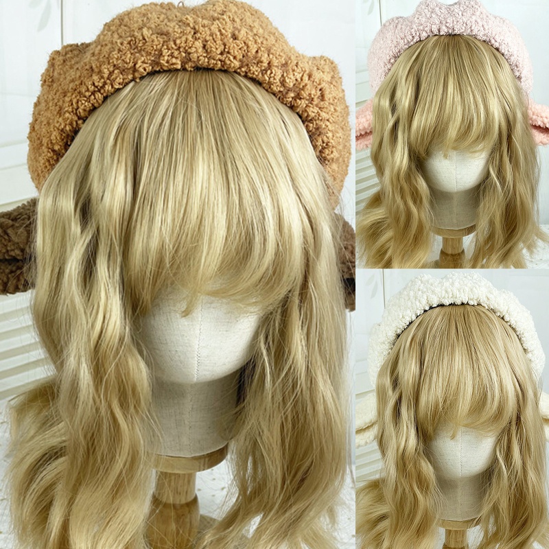 Mũ Nồi Hình Tai Cừu Dễ Thương Phong Cách Lolita Cho Nữ