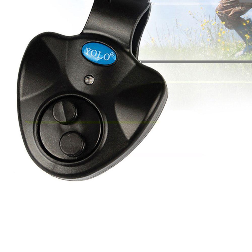 Thiết Bị Báo Động Cá Cắn Câu Có Đèn LED Màu Đen Tiết Kiệm Năng Lượng