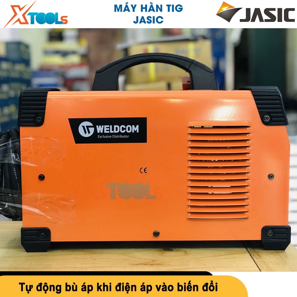 Máy hàn tig Jasic TIG 200S (W221) chống giật,chống quá tải, quá nhiệt, tự động bù áp [CHÍNH HÃNG][XTOOLS]