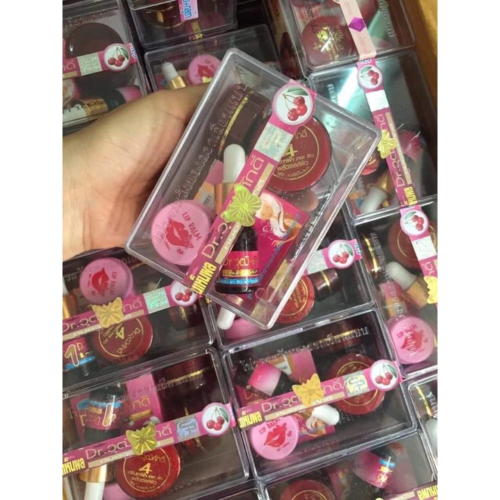 Bộ kem Nám Cherry đỏ Thái Lan (Có Tặng Kèm giấy thấm dầu)