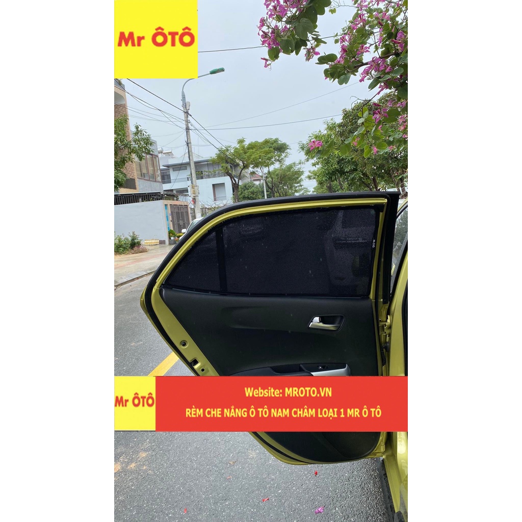 Rèm Che Nắng chống UV Xe Kia Morning 2021-2023 Hàng Loại 1 MR.ÔTÔ -Bảo Hành 2 Năm