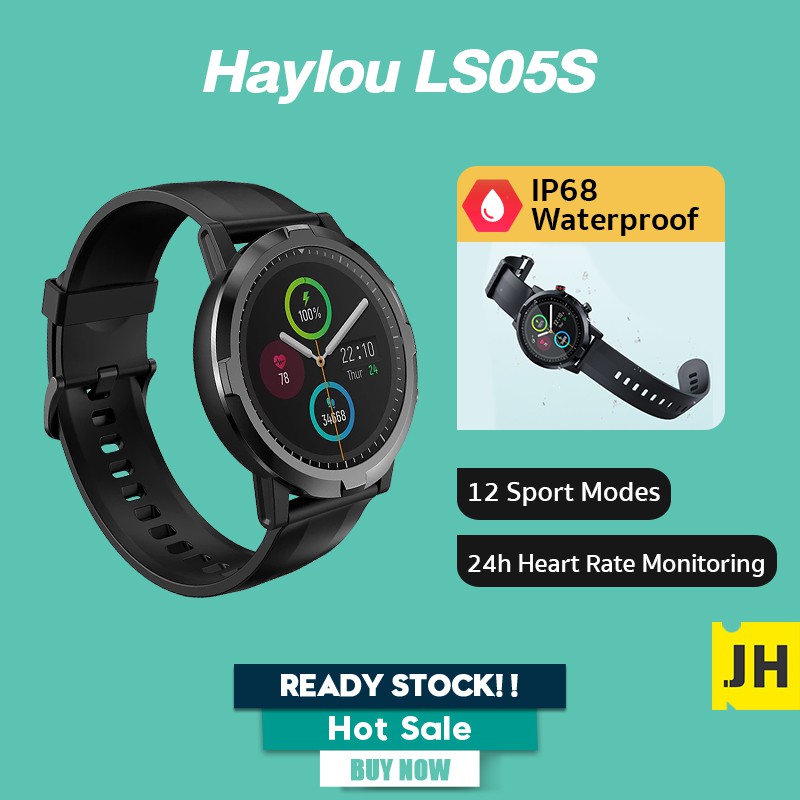 Đồng hồ thông minh Xiaomi Haylou LS05S dành cho nam Full Touch Fitness - BẢN QUỐC TẾ