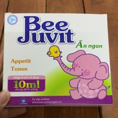 Beejuvit ăn ngon hỗ trợ bé ăn ngon ngủ tốt bé thông minh hộp 20 ống