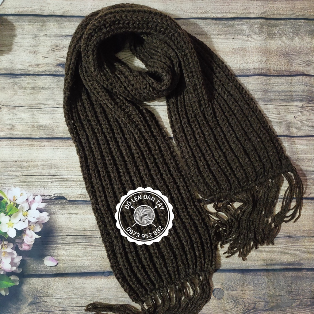Bộ khăn mũ len đan tay - Sản phẩm handmade cẩn thận từng mũi - Quà tặng thủ công ý nghĩa