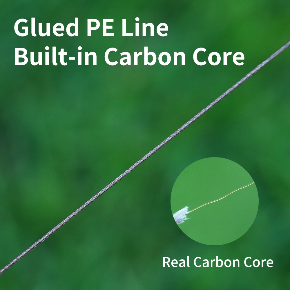 Bingolife Nhật Bản Lõi Carbon x9 Dòng Bánh Mì Bện Fluorocarbon Thuyền Câu Cá Trên Biển Câu Cá Đá 100m