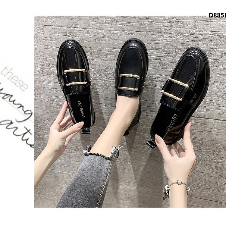 Giày Đế Bằng Mũi Tròn Thời Trang Anh Quốc 2020 Cho Nữ | BigBuy360 - bigbuy360.vn