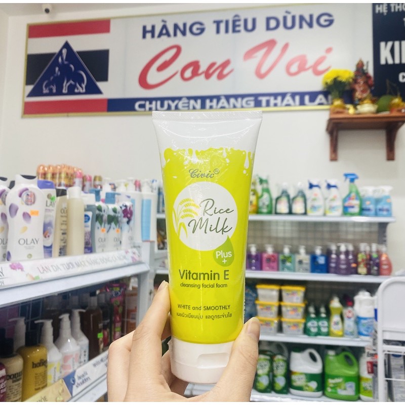 SỮA RỬA MẶT GẠO CIVIC RICE MILK THÁI LAN 180ML MẪU MỚI