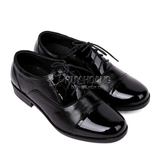 Giày mọi nam da bò màu đen ph7116