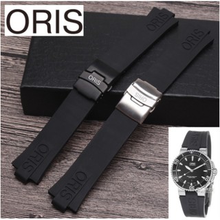 Dây Đeo Cao Su Màu Đen 24MM Cho Đồng Hồ ORIS Diver TT1