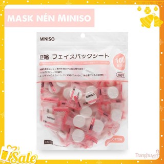 Gói 100 viên mask nén Miniso
