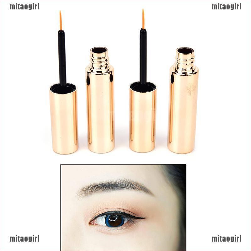 [Hàng mới về] Set 1/5 ống mascara rỗng 8ml đựng kem trang điểm lông mày vỏ màu vàng đồng