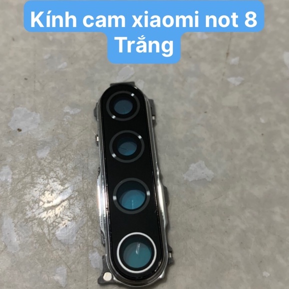 Cụm Kính camera xiaomi redmi note 8 / gồm kính và vành / Kính camera rời reami note 8