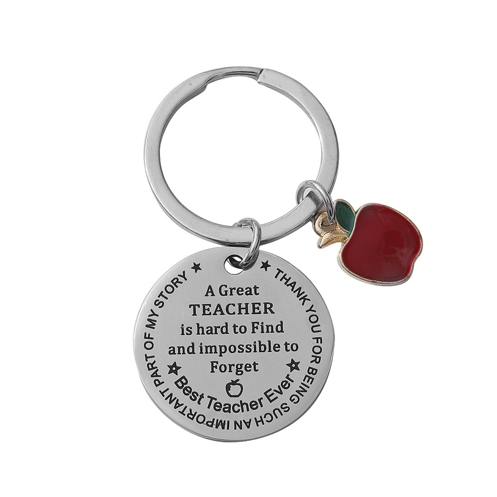 Cod Qipin Móc Chìa Khóa Hình Tròn In Chữ May You Be Proud Màu Cầu Vồng Đơn Giản Cho Cặp Đôi