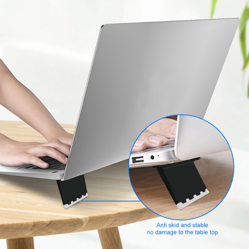 2 Giá đỡ máy tính xách tay để bàn thiết kế gấp gọn tiện dụng