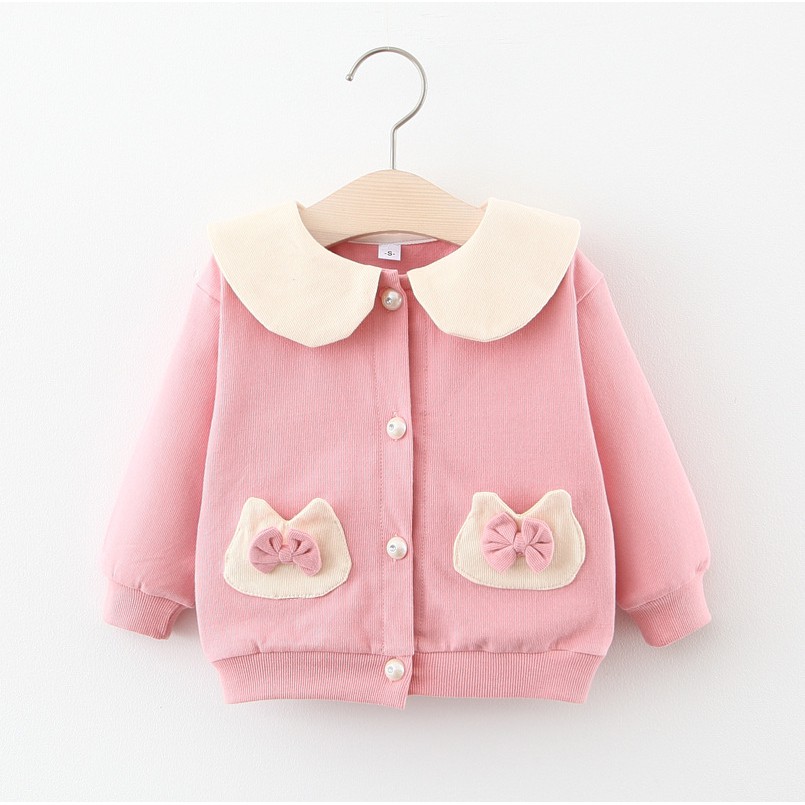 (7-14KG) Áo khoác tiểu thư siêu đẹp Áo khoác cardigan bé gái AK103