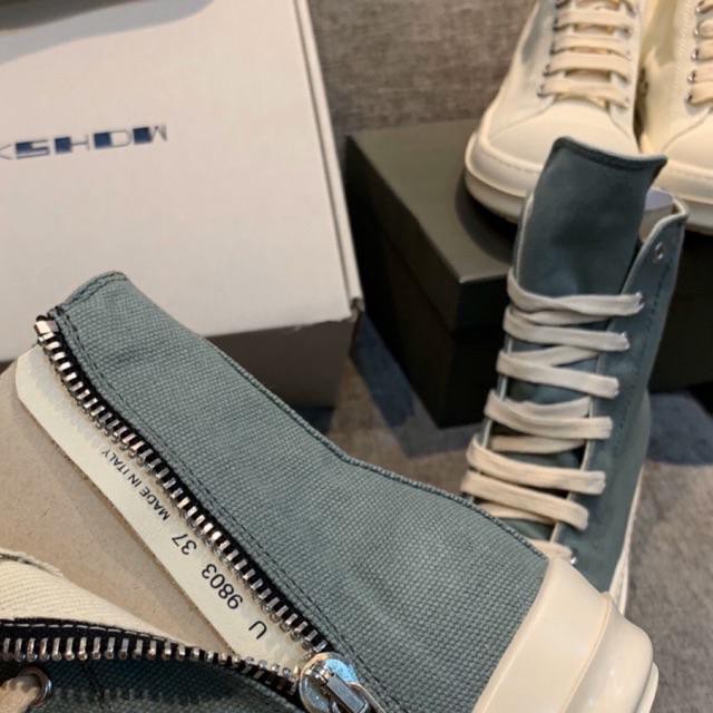 LV-NEW ⚡ XIÊU SALE- Giầy rickowen xanh cổ cao hàng độc 1:1 ( full box + free ship ) CKV ✔️ : : : 🔥 XIÊU RẺ ☯ $ ^ " ^ ¹ : | BigBuy360 - bigbuy360.vn