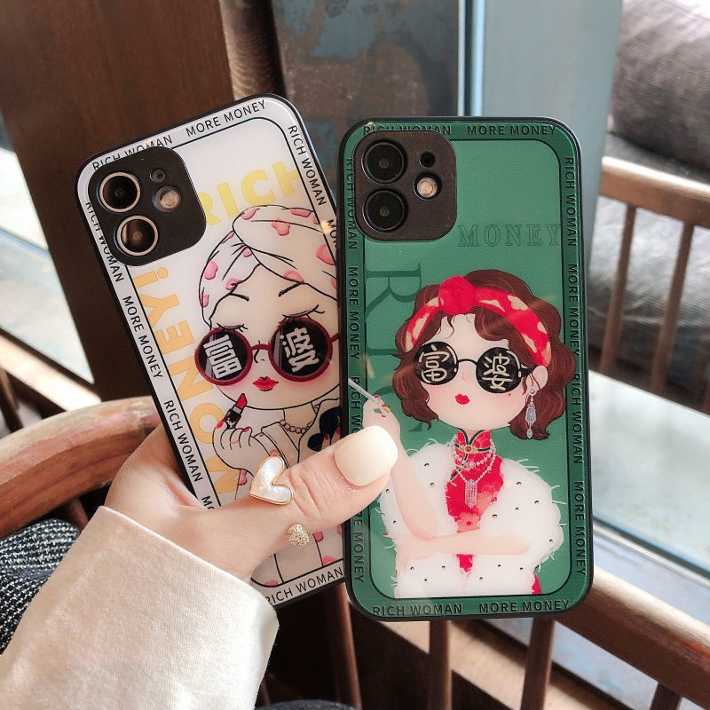 Ốp điện thoại thiết kế đáng yêu thích hợp cho IPHONE 12 13 11 PRO MAX X XS MAX XR 7 8 PLUS