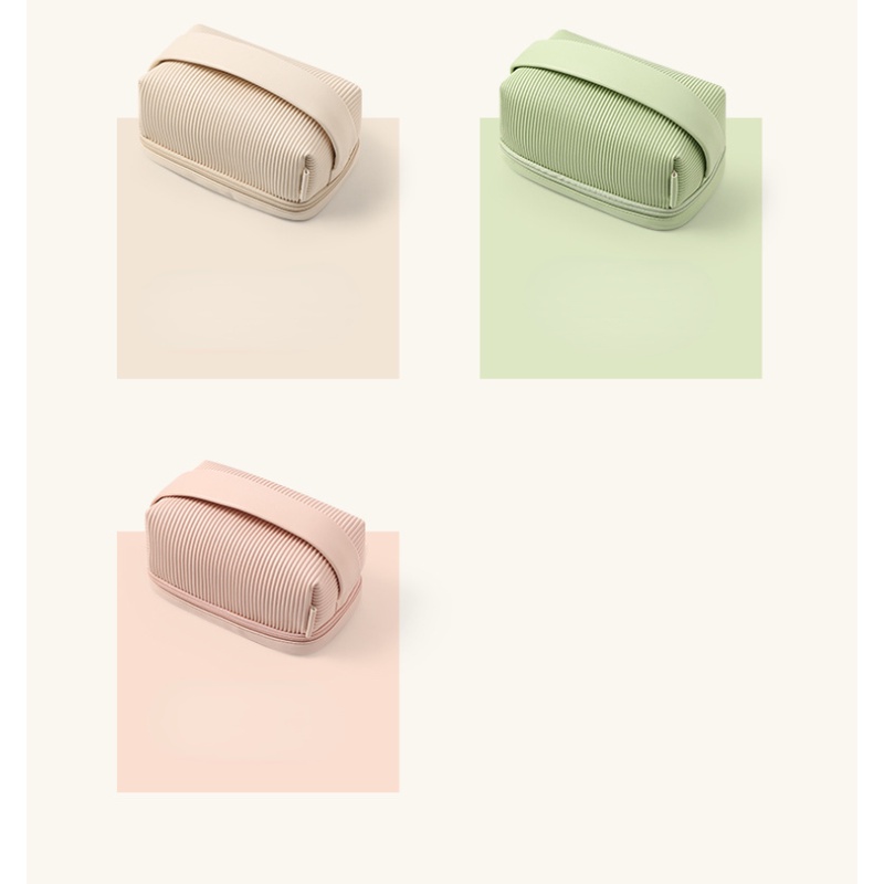 Túi Đựng Mỹ Phẩm Hai Tầng Cỡ Lớn Mang Đi Du Lịch Tiện Lợi