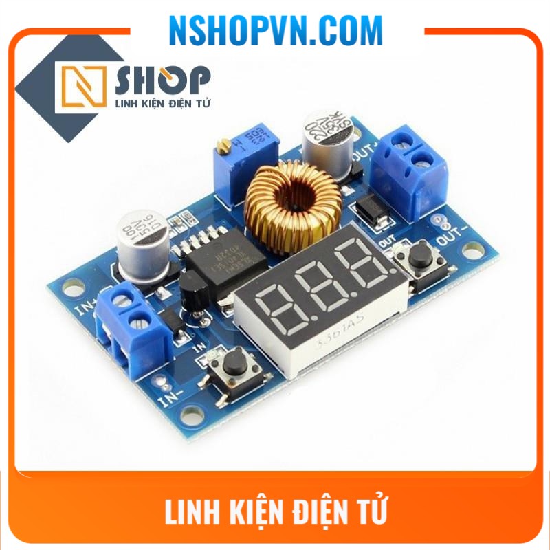 Mạch Giảm Áp DC XL4015 Có Hiển Thị (5A)