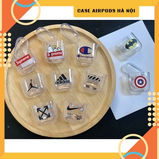 Case Airpods - Ốp Airpods 1/2 - Case trong suốt in hình
