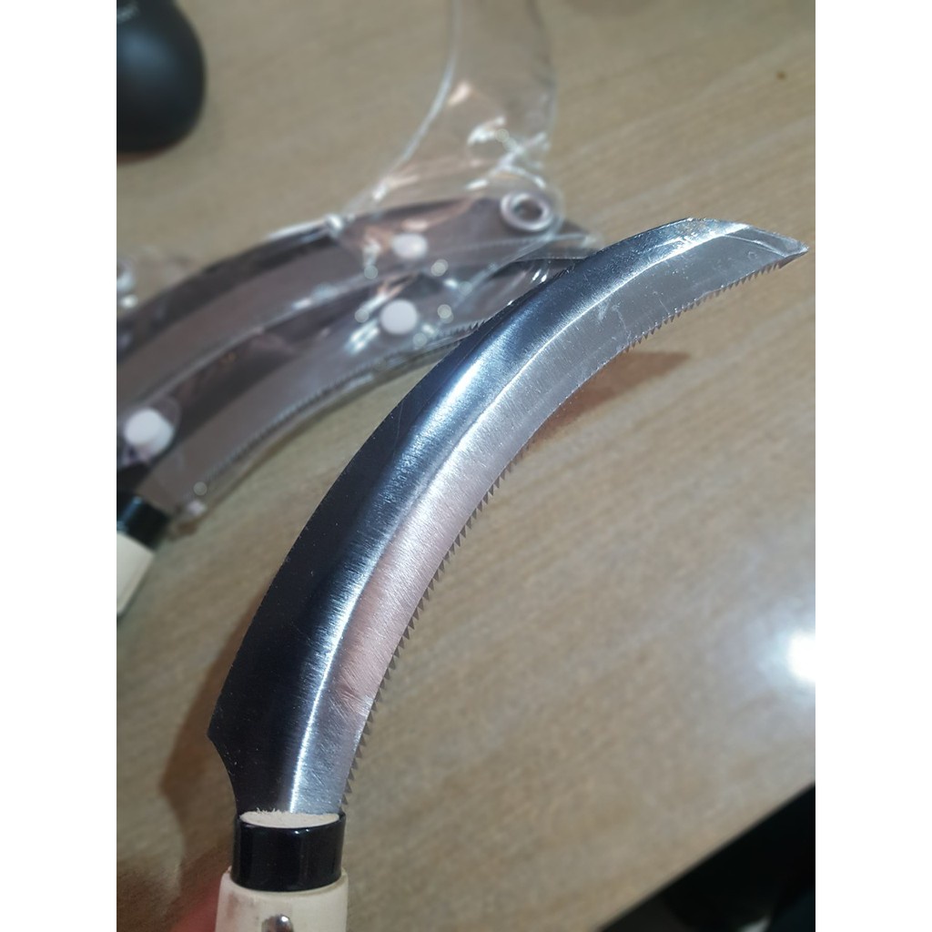 Liềm cắt cỏ APOLEX thép tốt /liềm 7 thép cán gỗ