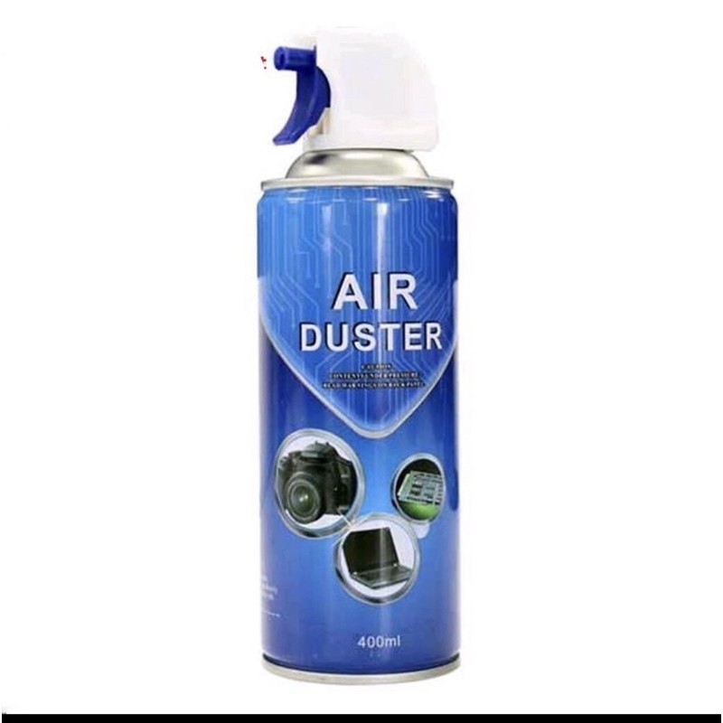 Bình Xịt Bụi Khí Nén Air Duster Loại 1 Màu Xanh Xịt Cực Mạnh