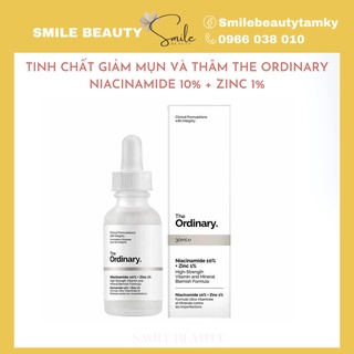 Tinh chất giảm mụn và thâm The ordinary Niacinamide 10% + ZinC 1%