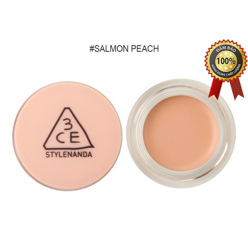 Che khuyết điểm 3CE COVER POT CONCEALER  Màu SALMON PEACH che thâm quầng mắt ( Có Bill)