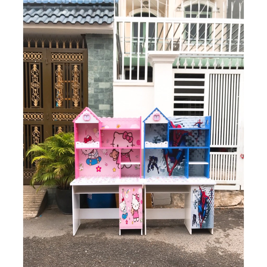 Bàn học sinh doremon, bàn học sinh kitty mẫu 2021, hình ảnh thực tế | BigBuy360 - bigbuy360.vn