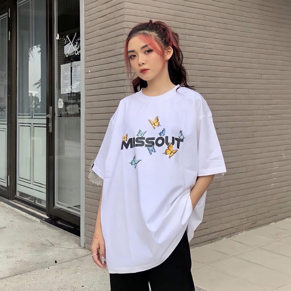 Áo Thun Tay Lỡ Unisex MISSOUT Coca Store, Áo Phông Nam Nữ Form Rộng, Đủ Size Từ 36kg Đến 75kg.