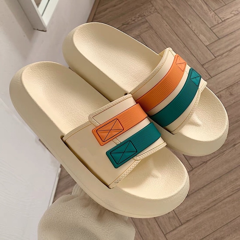 DÉP ĐẾ CAO/ DÉP ĐÔI UNISEX PHONG CÁCH HÀN QUỐC