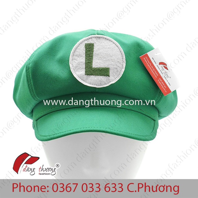 [HÀNG CÓ SẴN] [SHIP HỎA TỐC]  Mũ nón cosplay Super Mario ăn nấm màu đỏ M và màu xanh L