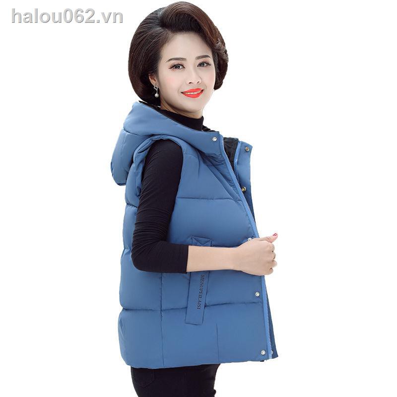 Áo Khoác Phao Không Tay Thời Trang Nữ Trung Niên | BigBuy360 - bigbuy360.vn