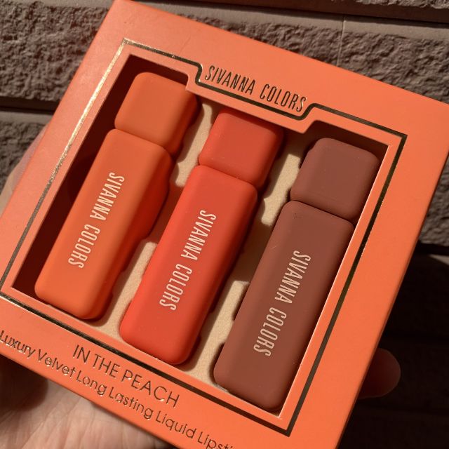 Set son kem lì Sivanna Colors In The Peach 3 cây