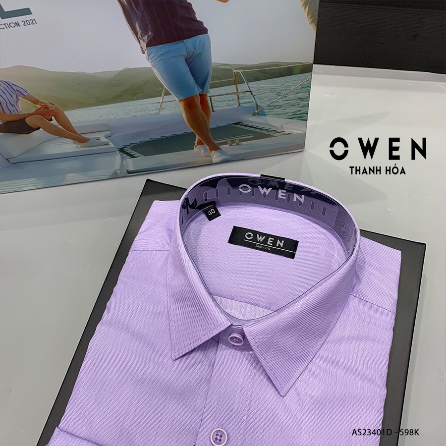 OWEN - Áo sơ mi dài tay Owen - Hàng mới về AS23401D