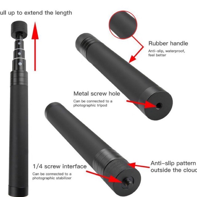 Bộ Tripod Nối Dài Gimbal, action cam, gopro