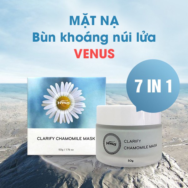 Mặt Nạ Bùn Khoáng CLARIFY CHAMOMILE MASK VENUS 50g | BigBuy360 - bigbuy360.vn