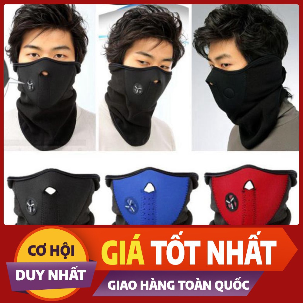 [Xả Kho 1 Ngày] Khẩu Trang Ninja Bịt Mặt Đi Phượt - Khẩu Trang Vải Đa Năng Phượt Thủ